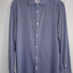 Mizzen+Main Navy Gingham Men's Shirt